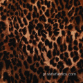 Modny dzianinowy elastyczny spandex Leopard Print